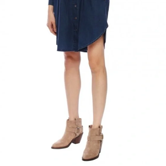 See by Chloe “Eddie” suede moto ankle boot - Picture 6 of 6